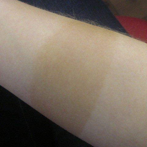 Famous Dave's self tan mousse swatch
