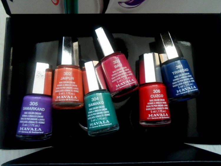 From left to right we've got Bali, Bomaka, Cuzco, Jaipur, Samarkand and Trinidad.