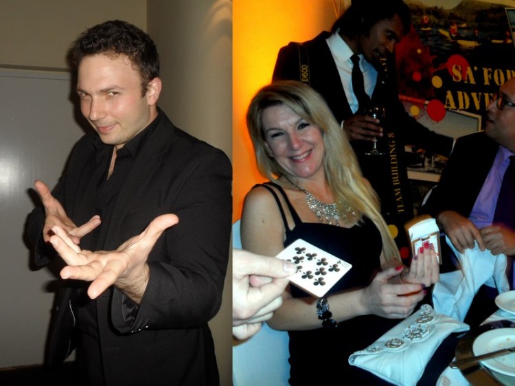 Larry Soffer and Jasna getting her mind blown.