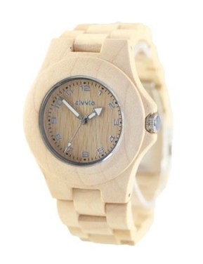 civvio maple wood watch