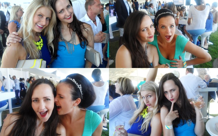 Having a jol at last year's event with Karisa and Kelly.