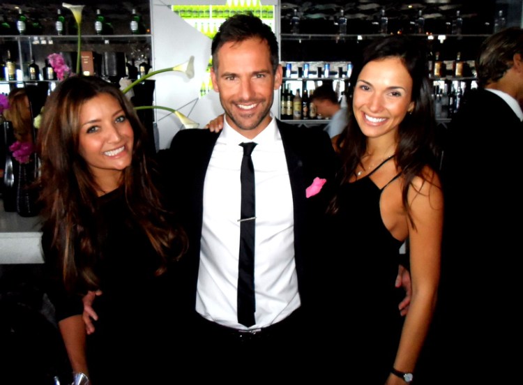 Janez takes dress codes very seriously and I thought he looked super dapper in a black suit with a pink pocket...