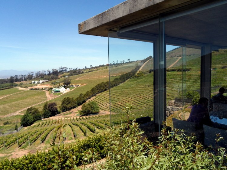 This is the view from the deck attached to the side of the building.