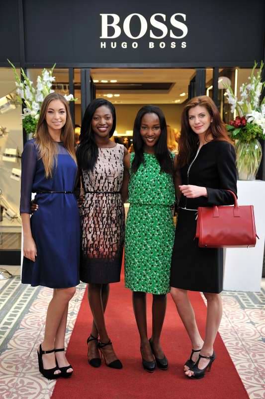 The green dress in the centre was the crowd favourite.