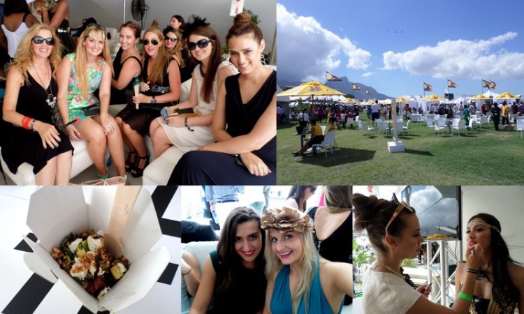 Going clockwise you've got a bunch of beauties, le vibe, Gina doing a touch up, myself and Arden's mooi PR manager Alice Cardarelli and the world's most delish peanut brittle-infused salad. (FYI, clicking on my piccies will enlarge them.)