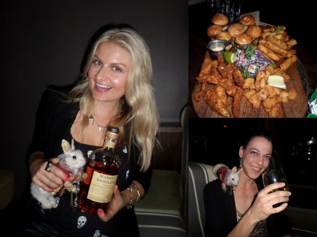 See those ‘merry’ pics of Ina, myself and Peter? Our grins are masking abject terror, I promise. The sociopathic glint in Peter’s beady little eye, however, is pretty clear.