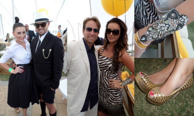 Fashion blogger Ritza van Rensburg and stylist Elrico Bellingan and Cindy Nell and hubby Clive Roberts