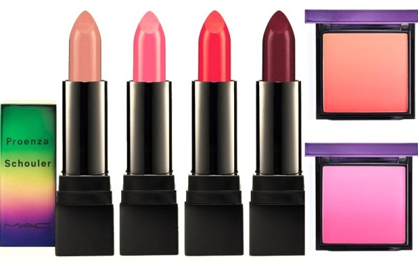 Lippies from left to right: Woodrose, Pinkfringe, Mangrove and Primrose. The pink blush is Sunset Beach and the coral one is Ocean City.