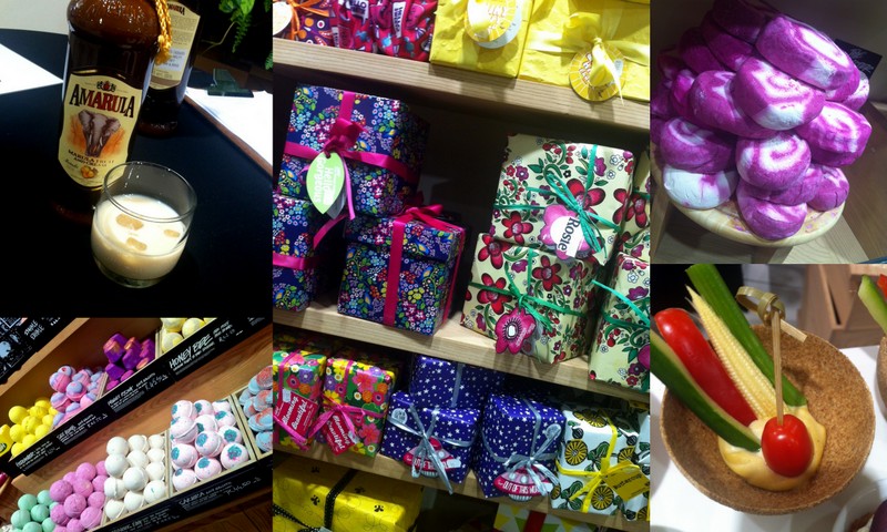 We got to sip on Amarula while munching on yummy, healthy snacks that included veggie crudites IN AN EDIBLE BOWL. Cleverness!