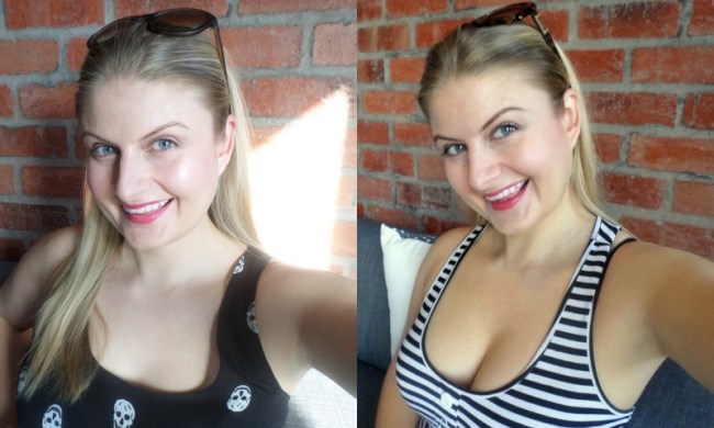 Skinny Tan 7 day tan before after 