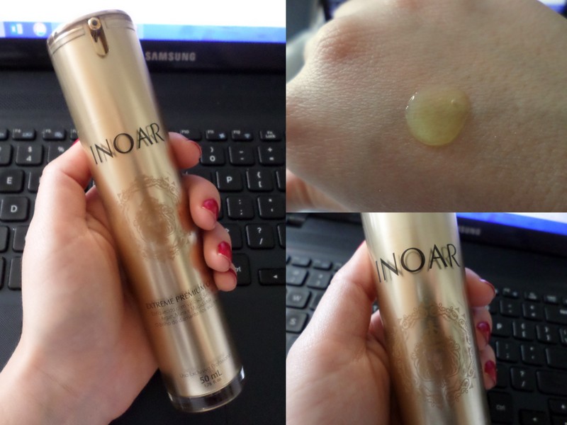 The shot looks out of focus but it's not - the metal tube's encased in clear printed plastic which creates that 'effect'.