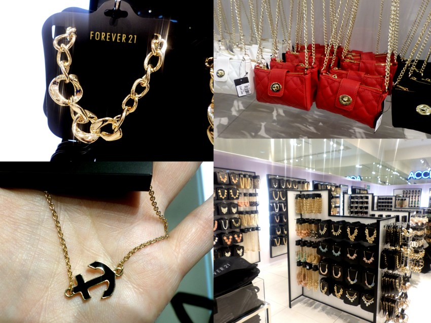 That necklace was around R150, the mini Chanel-style sakkies are R249 and that anchor bracelet was just R15!