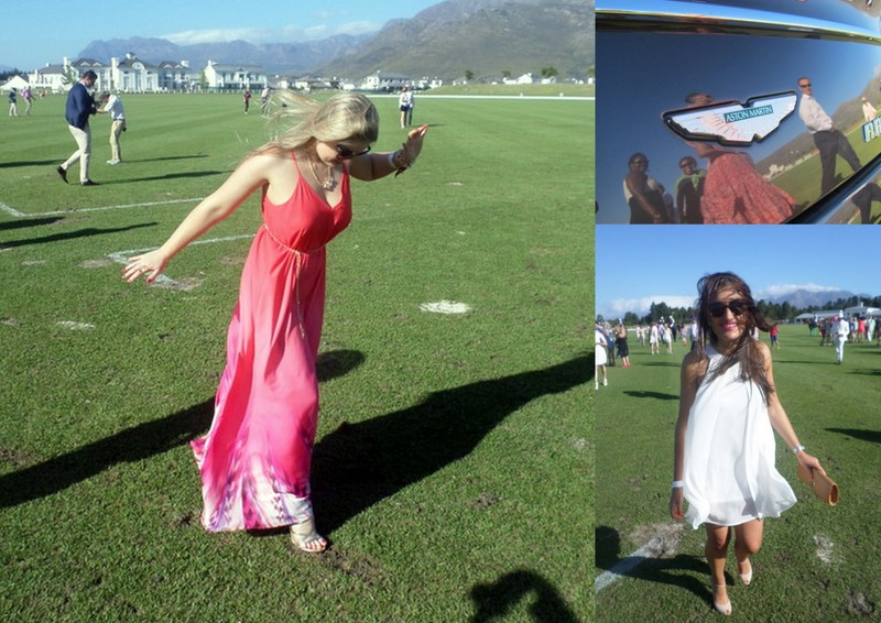 Stomping up a storm with Elizabeth Arden's Alice Cardarelli.