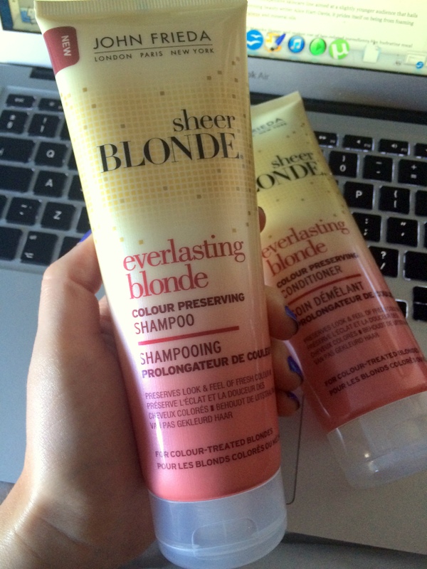 John Frieda Everlasting Blonde sham and con