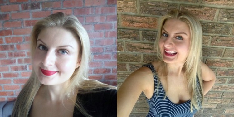 This is me being a zombie last week and the following day after my tan #nofilter