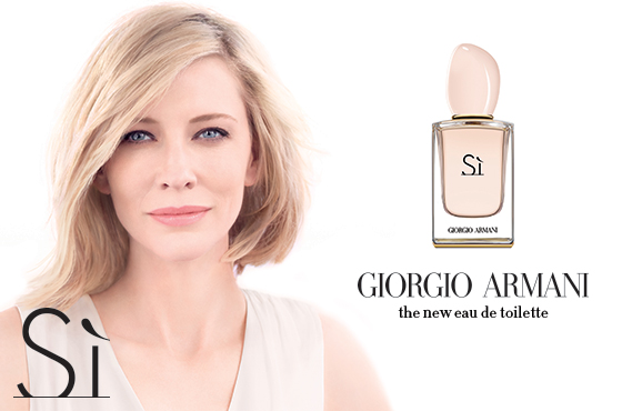 Again, actress Cate Blanchett, the personification of sophisticated elegance, is the face.