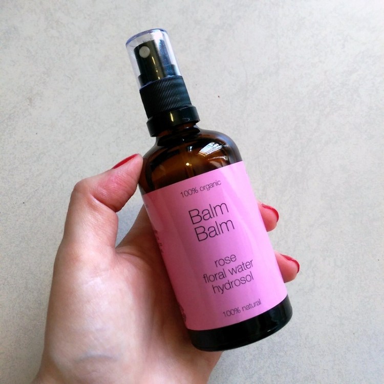 The ingredients are super simple - organically grown Damascena roses that have been distilled in water.