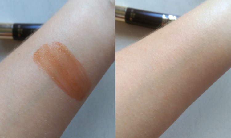 This is the colour result of the face gel.