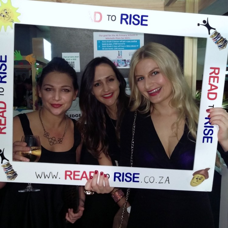 Kim, Karisa and myself hanging out at the Read to Rise stand.