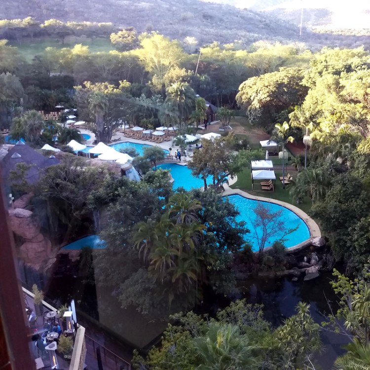 The view from the glass lift's a real show stopper.