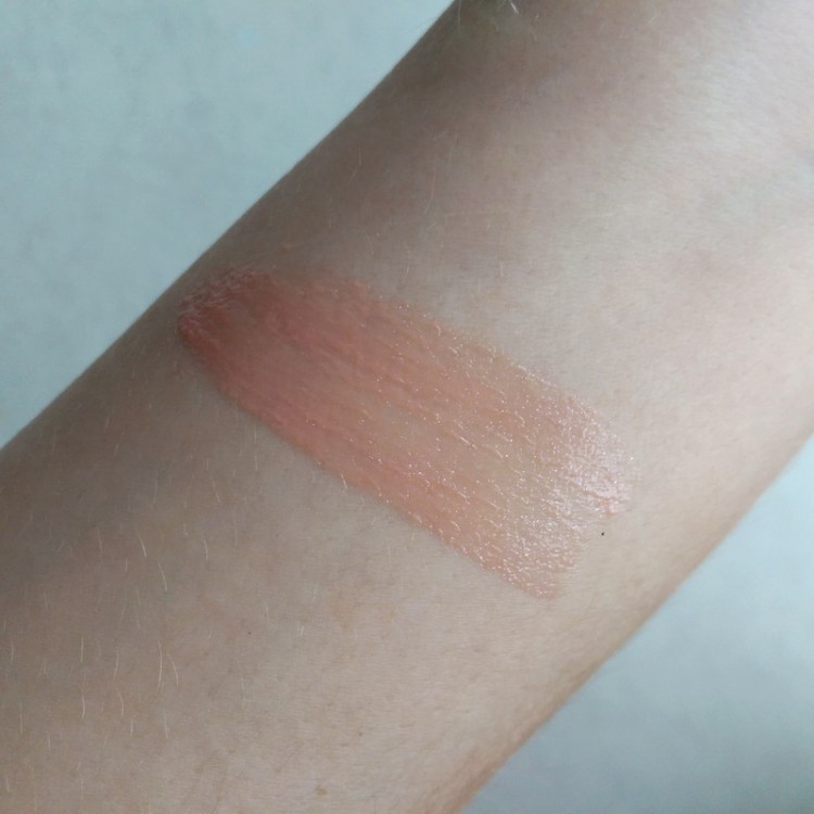 This sheer, pale peachy-pink colour's called Bonbon.