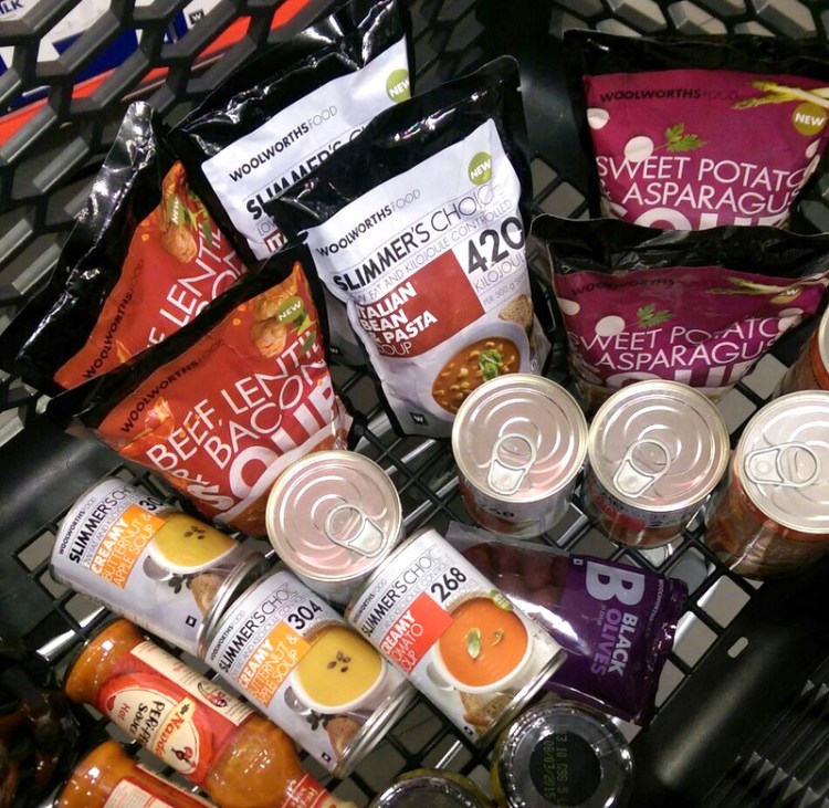 I'm not kidding. Woolworths' recent 'buy one get one free' soup special feed me for weeks.