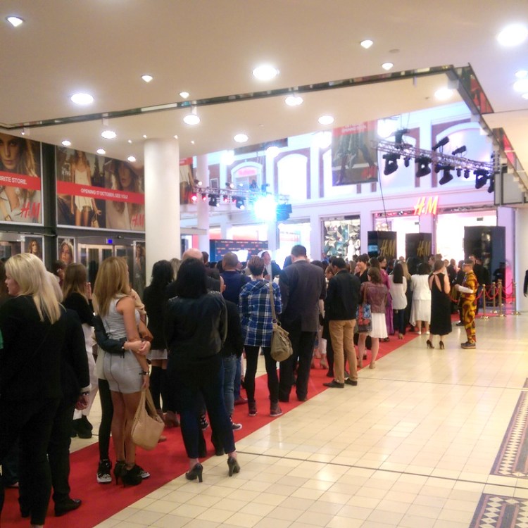 I stood in this queue like a moron for ages until I realised my media band let me breeze through.