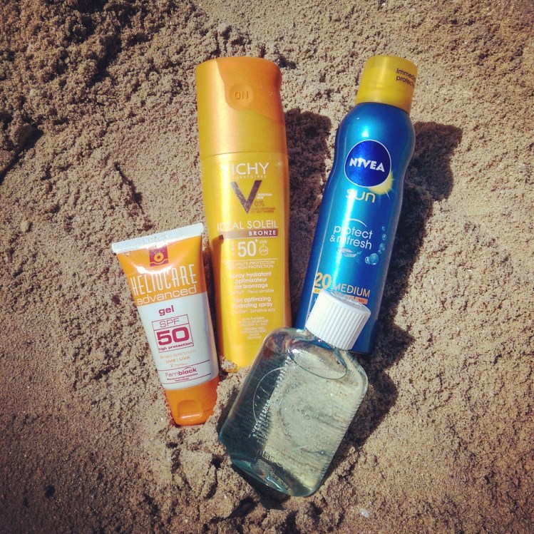 My sunscreen Dream Team.