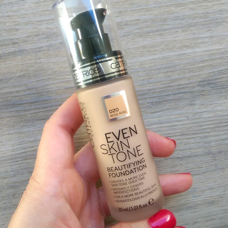 Catrice Even Skin Tone Beautifying Foundation in 020 Beige Rose, R132,95.