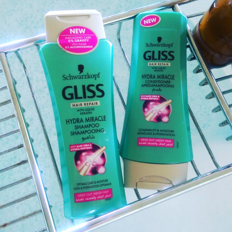 Gliss Hydra Miracle shampoo and conditioner