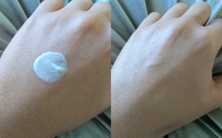 Dotted on the left, rubbed in on the right.