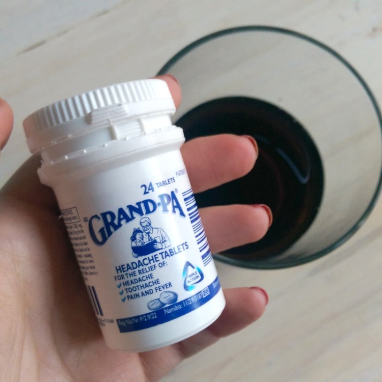 My breakfast o' champions.