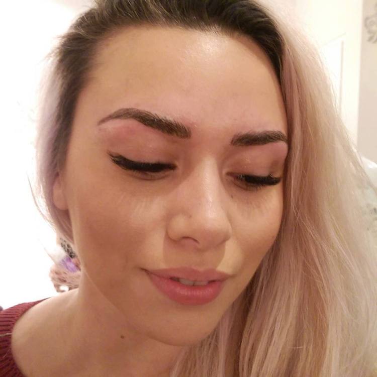 This is Athena minutes after the treatment. I arrived late so I didn't get a 'before' but you can view it on Urban Beauty Lounge's site under 'Gallery'.