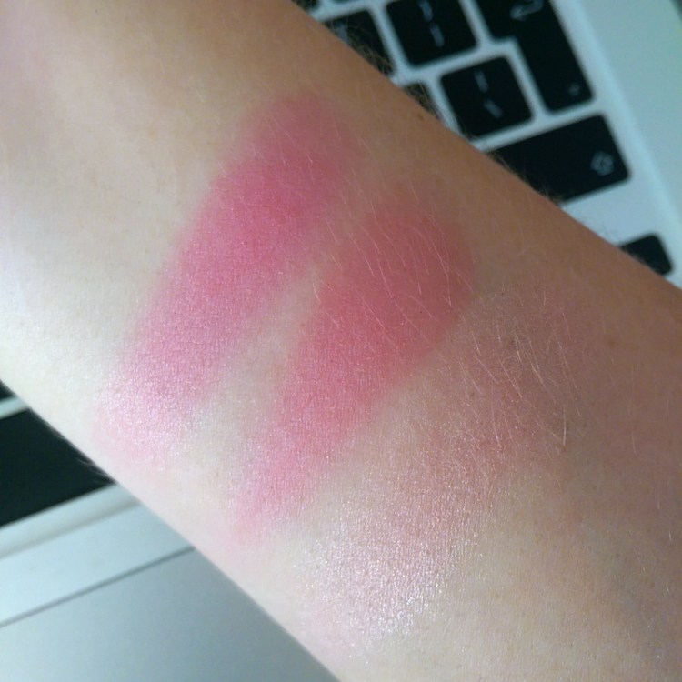 The lighter shade makes for a nice highlighter if you use it on its own.