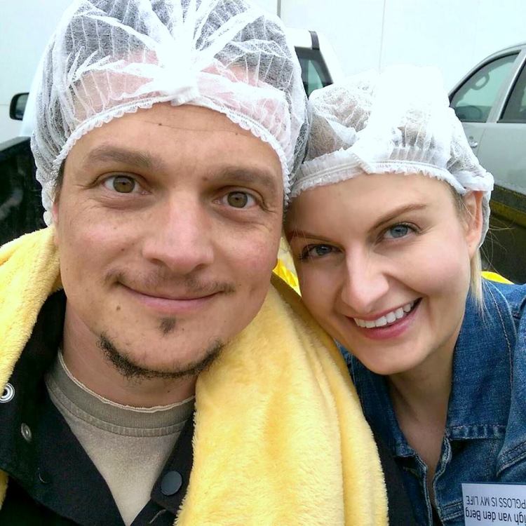 Francis (@greatgrandpops) and I pretending we're on Gray's Anatomy. Obviously I'm the MacDreamy...