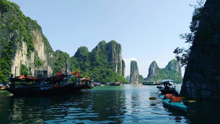 Ha Long bay was hideous as you can see.