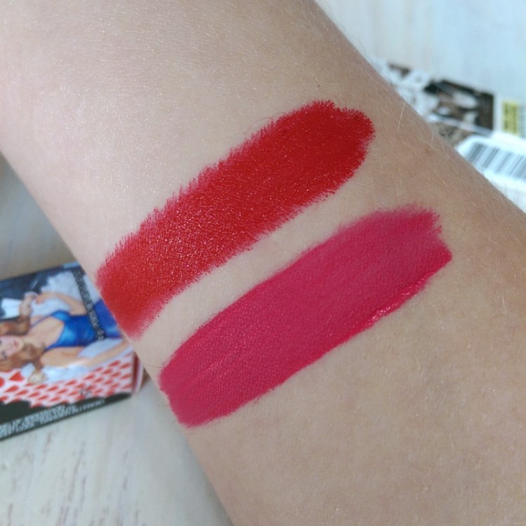 How fabulous is the pigmentation? When the long-lasting lippie wears off it leaves a nice stain in its wake.