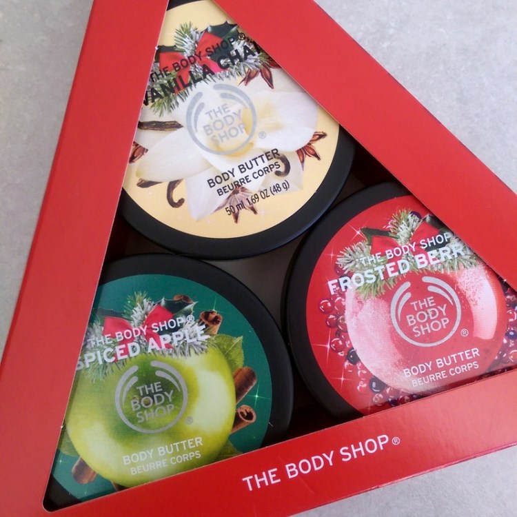 The Body Shop body butter trio (PRICE).
