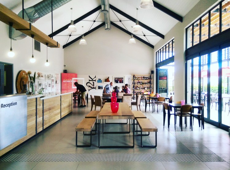 This is the tasting room.